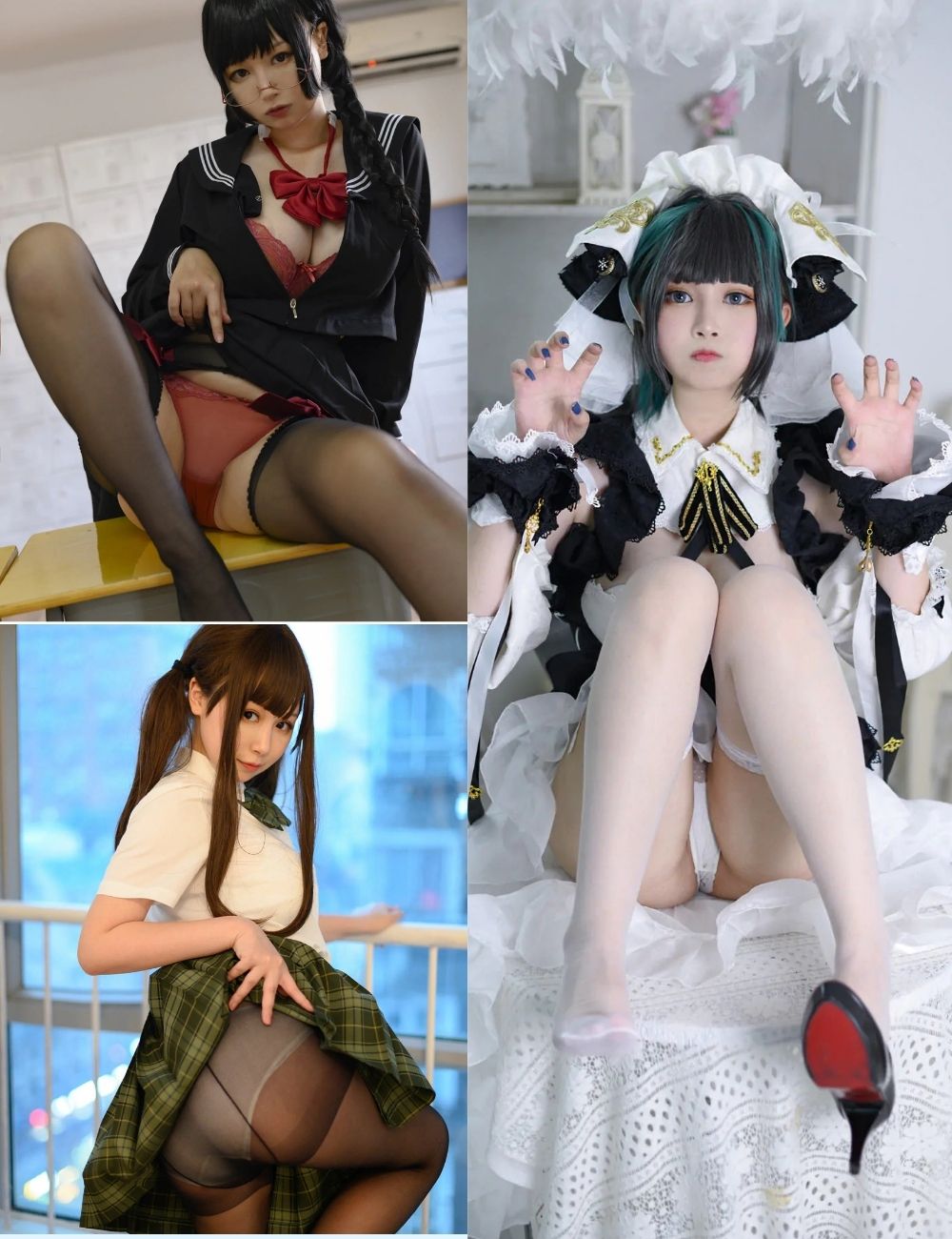 PAKI酱 JK制服 白丝美腿美图集